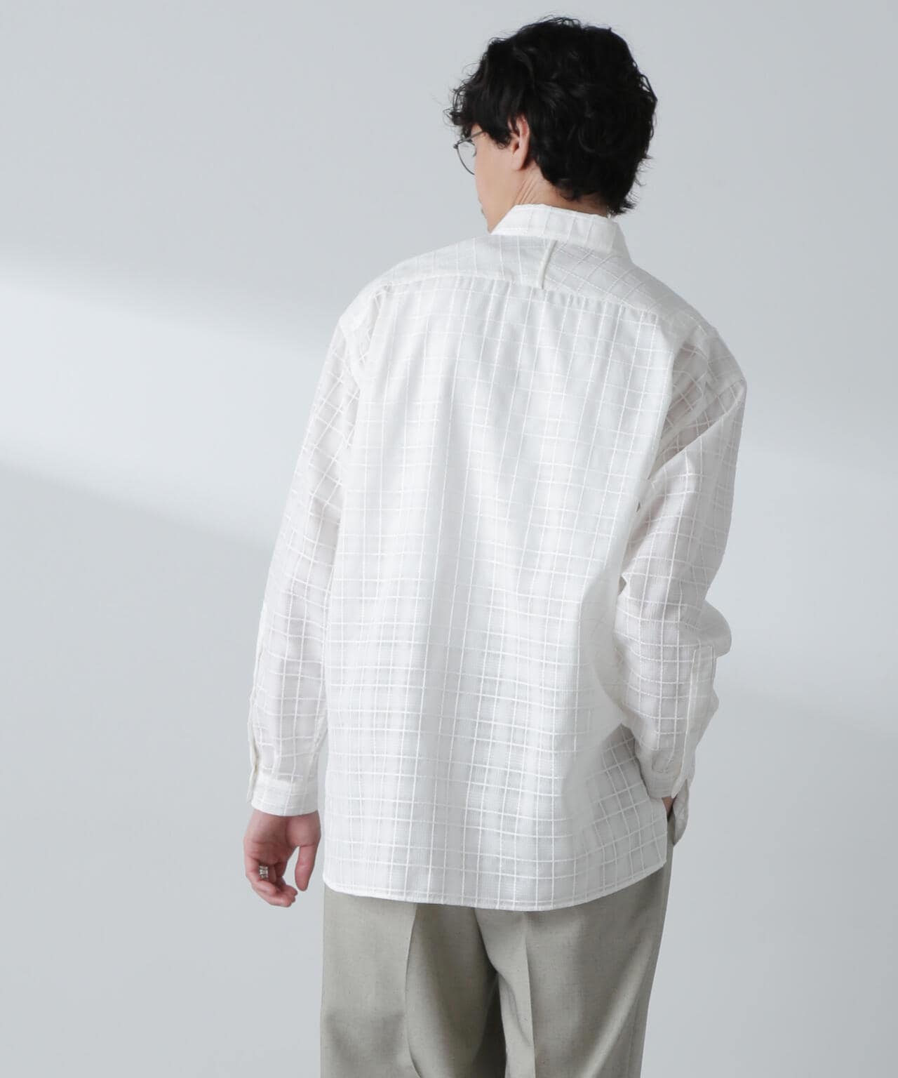 T/Cドビーシアーチェックボクシーシャツ 6684120234