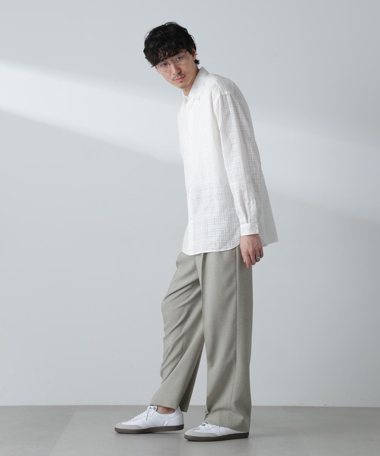 T/Cドビーシアーチェックボクシーシャツ 6684120234