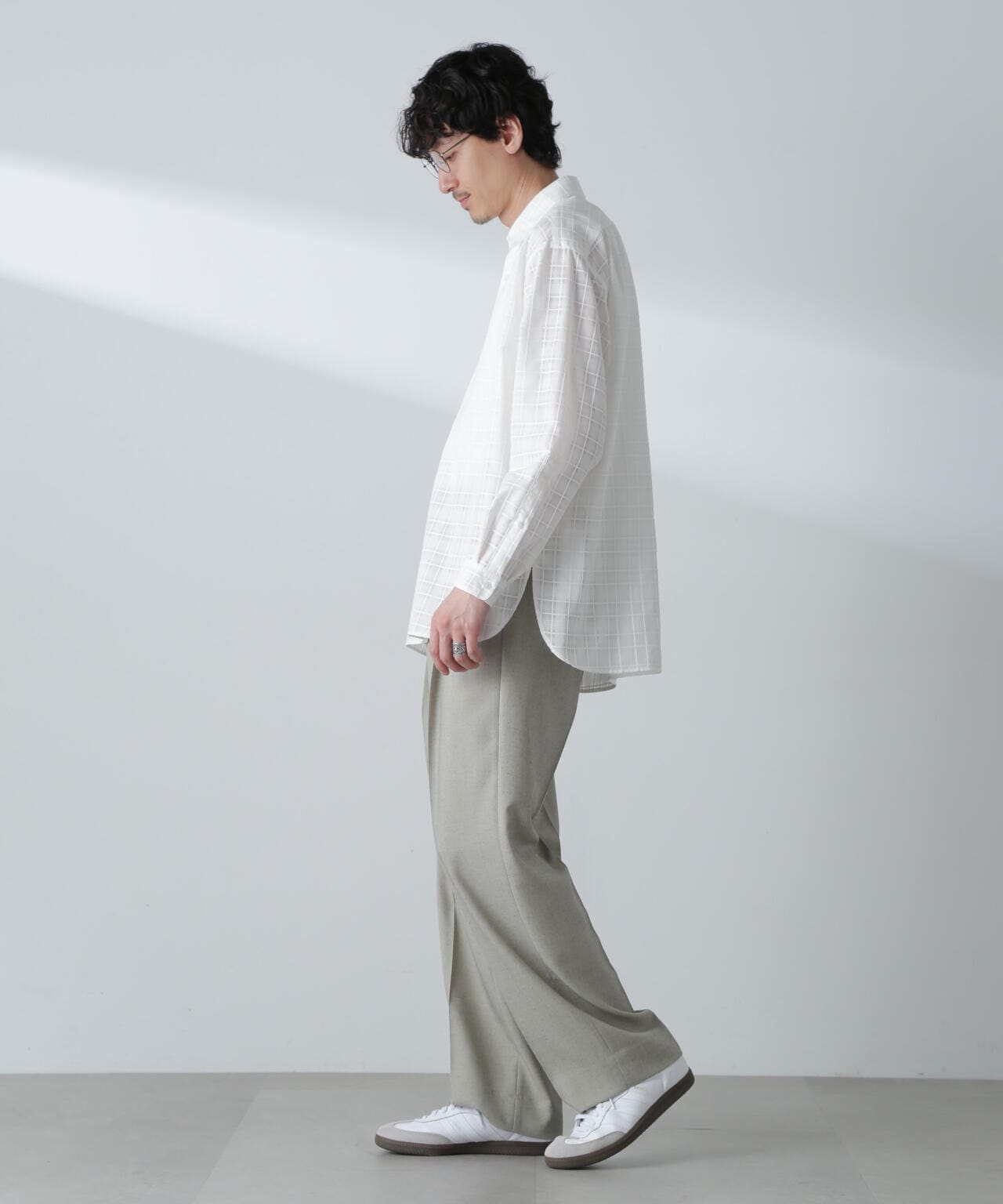 T/Cドビーシアーチェックボクシーシャツ 6684120234