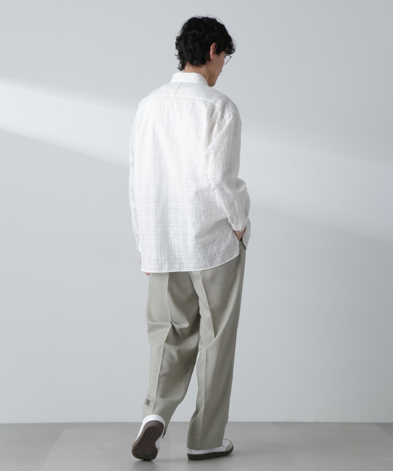 T/Cドビーシアーチェックボクシーシャツ 6684120234