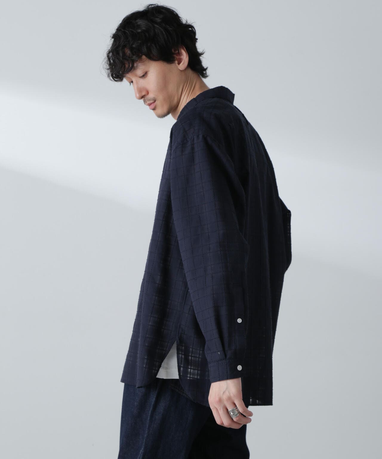 T/Cドビーシアーチェックボクシーシャツ 6684120234