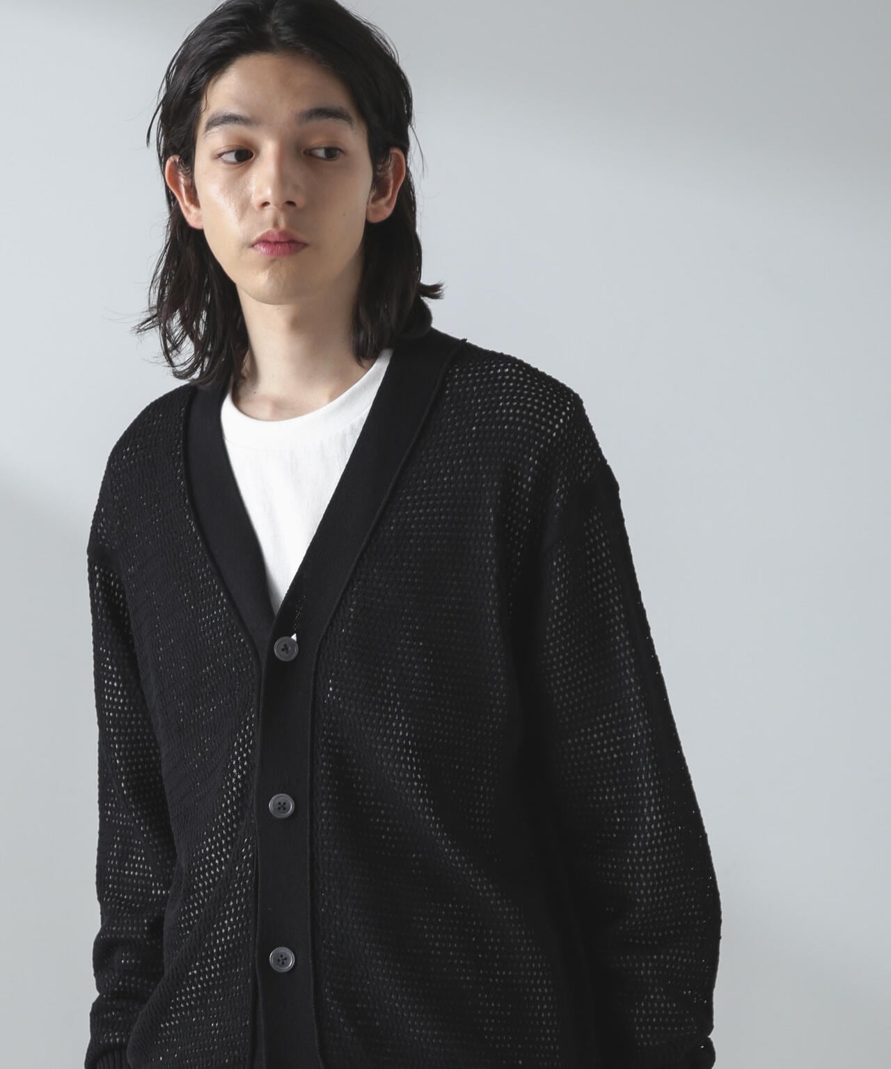 ギマアイレットボクシーニットカーディガン 6684122226