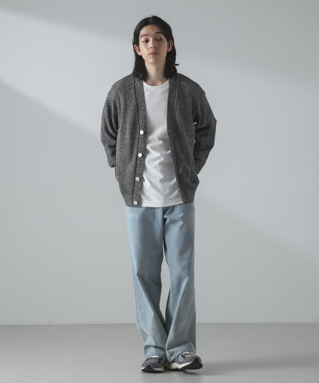 ギマアイレットボクシーニットカーディガン 6684122226