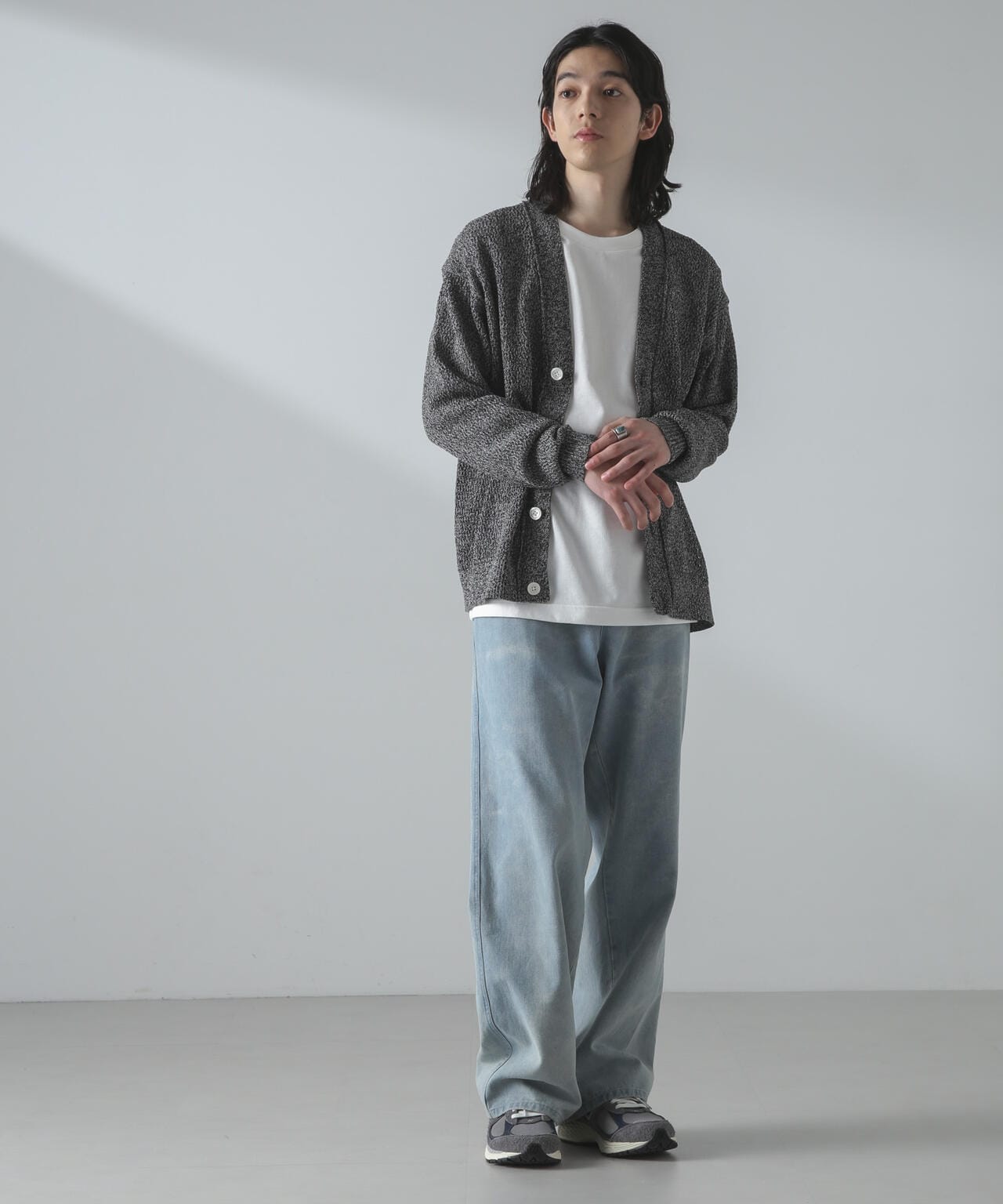 ギマアイレットボクシーニットカーディガン 6684122226