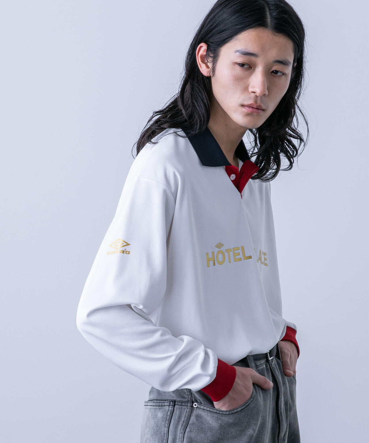 「HOTEL PALACE（オテルパラス）」UMBROゲームポロシャツ 6684123209