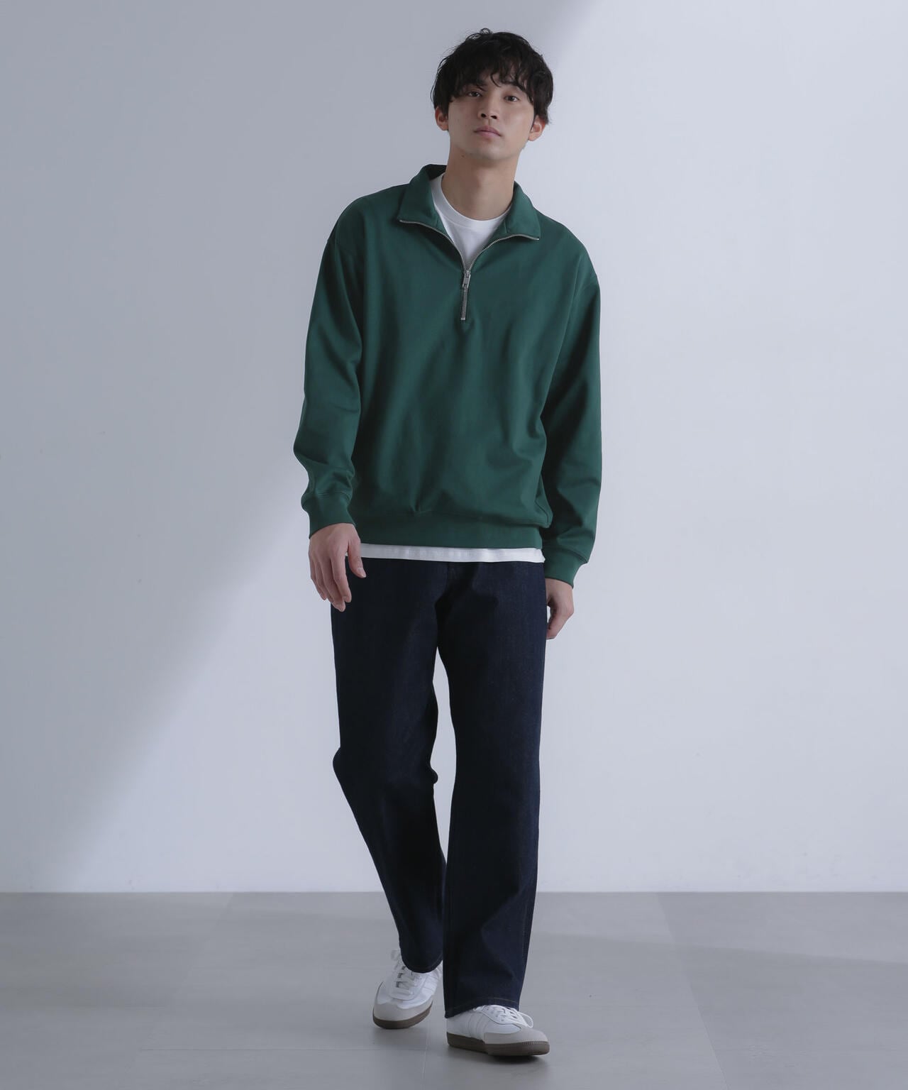 TCポンチハーフジッププルオーバー 6684123214