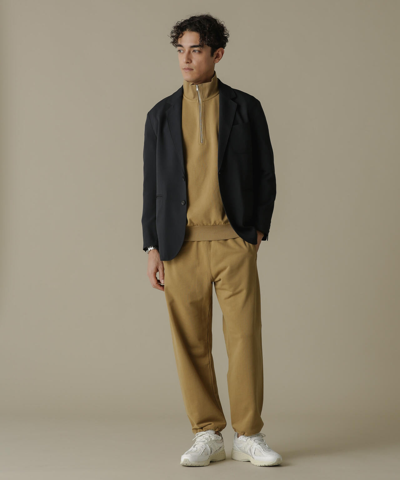 「NJ/CLUB」HOMESTOCK SORONA裏毛2WAYスウェットパンツ(セットアップ可) 6684127208