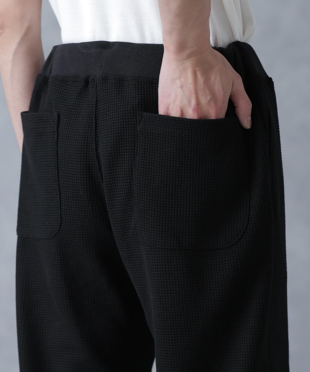 サマー ワッフル イージーパンツ