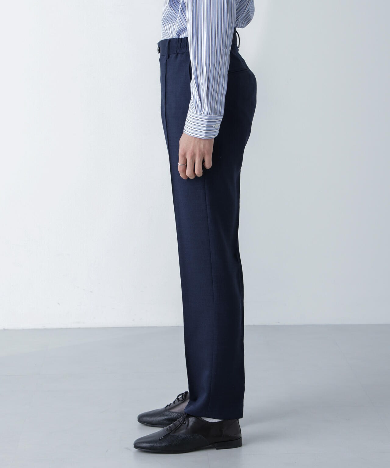 「N TROUSERS」Reflax(R)スラブツイルストレッチパンツ（セットアップ可） 6684129203