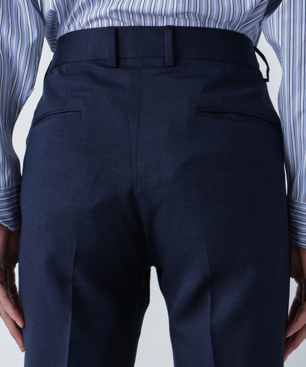 「N TROUSERS」Reflax(R)スラブツイルストレッチパンツ（セットアップ可） 6684129203