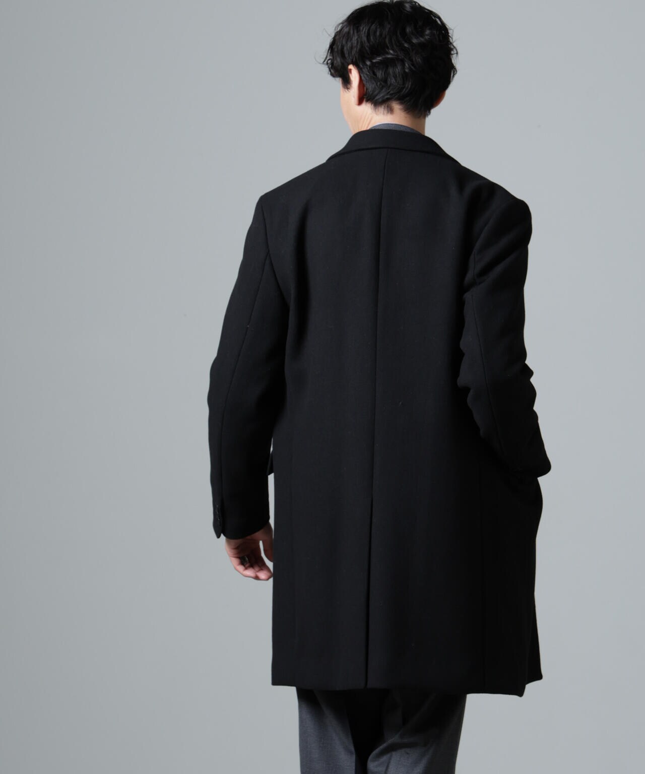 ウールブレンドメルトンチェスターコート 6684211201