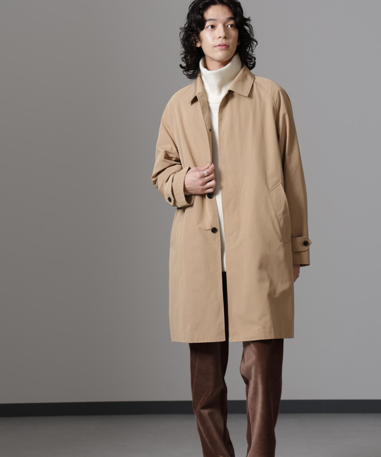 ウェザークロスラグランステンカラーコート 6684211216