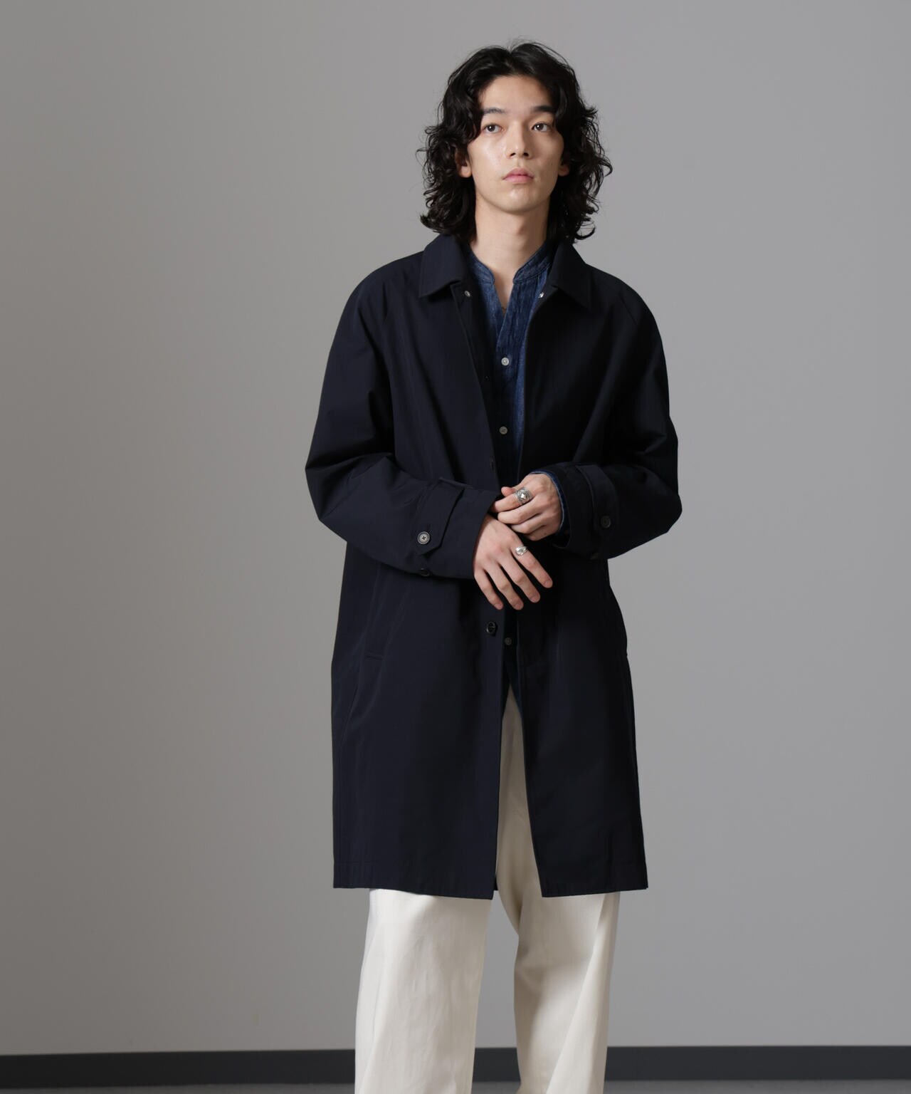 ウェザークロスラグランステンカラーコート 6684211216