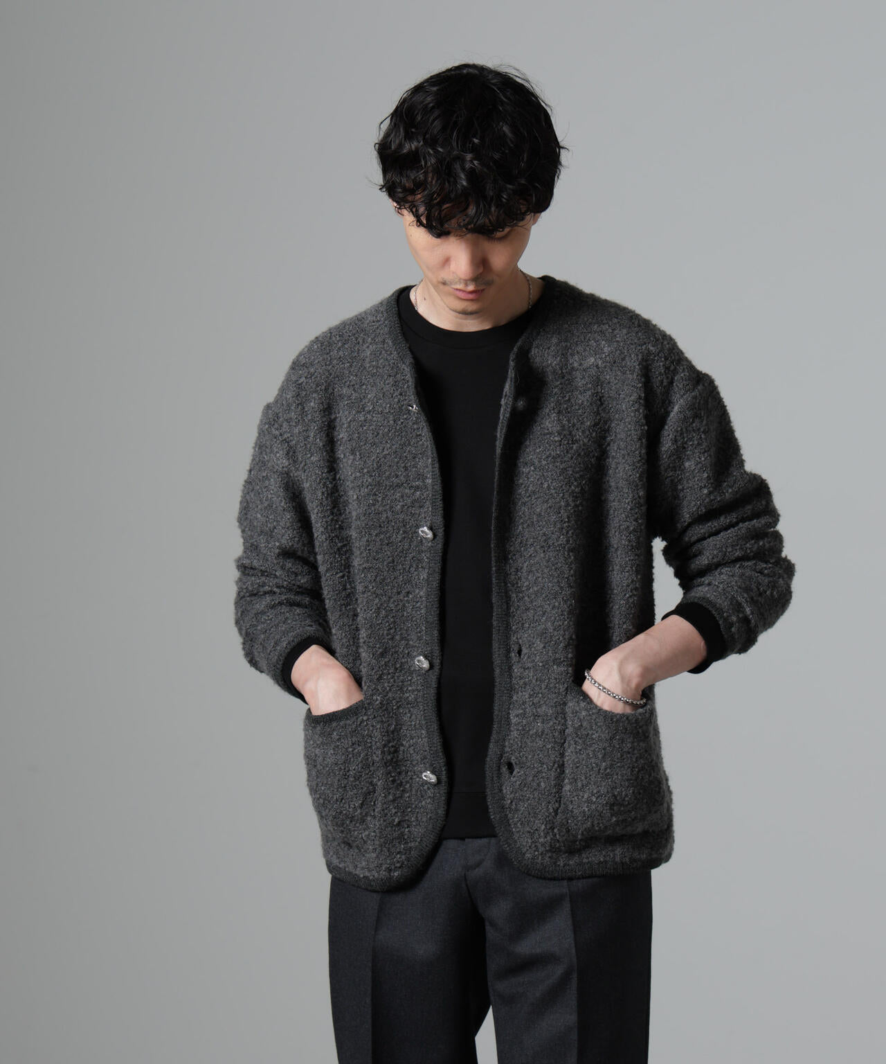 チロリアン ニット ジャケット