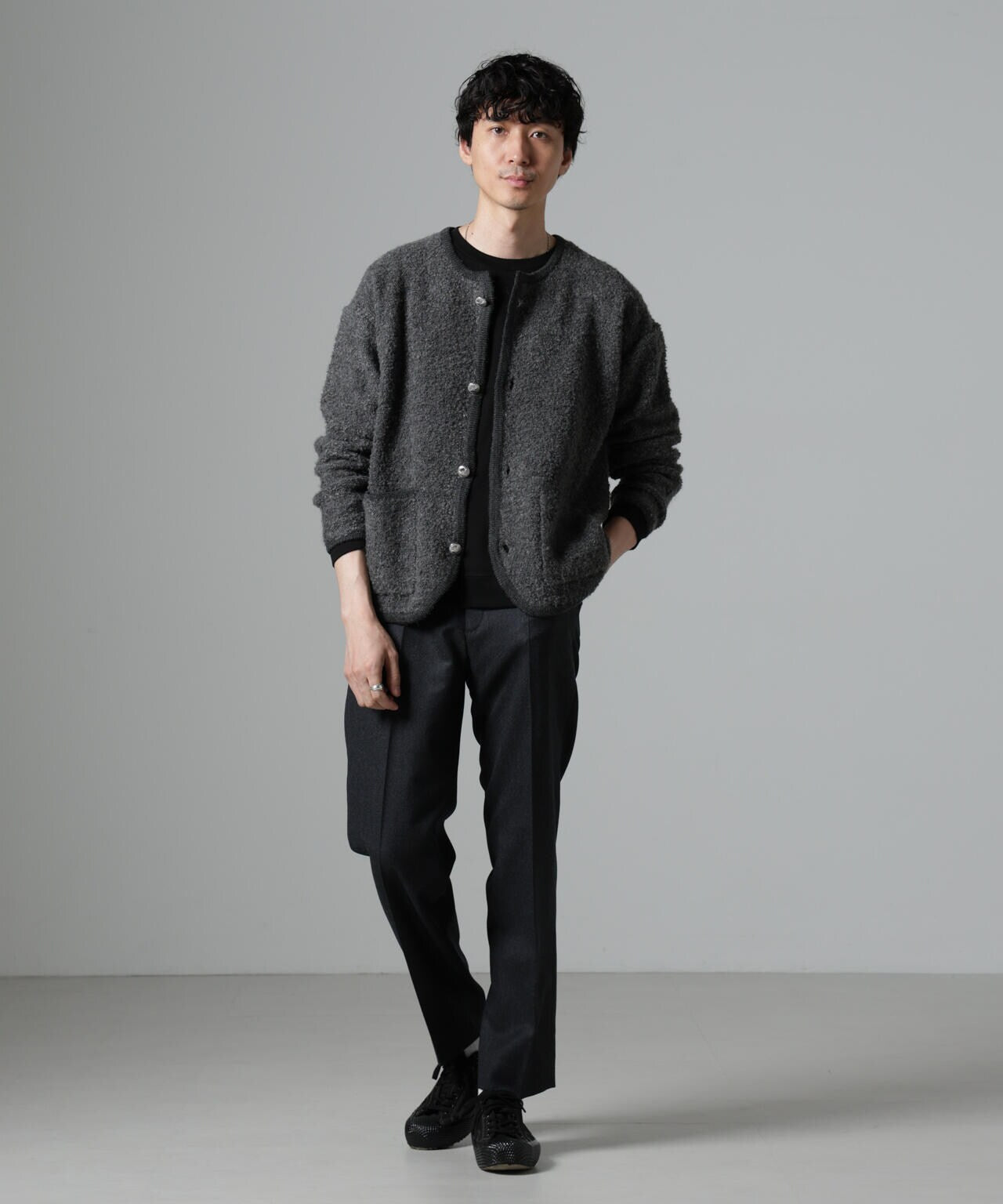 BOUCLE KNIT JACKET – Shinzone