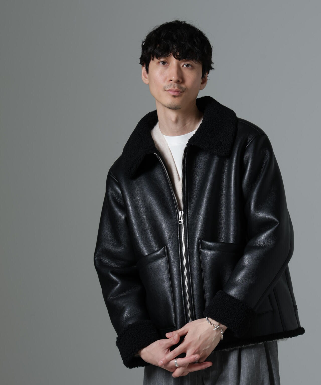 最先端 Bｰ3 ブルゾン ボア ジャケット・アウター