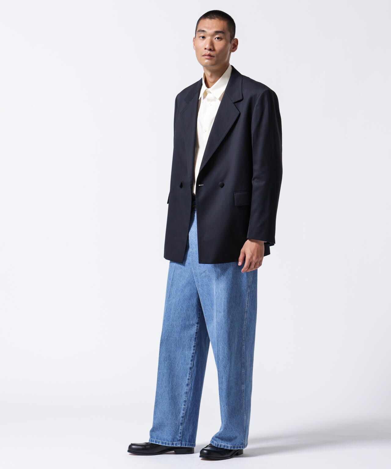 ナノユニバース セットアップ ノーカラー ジャケット 春夏