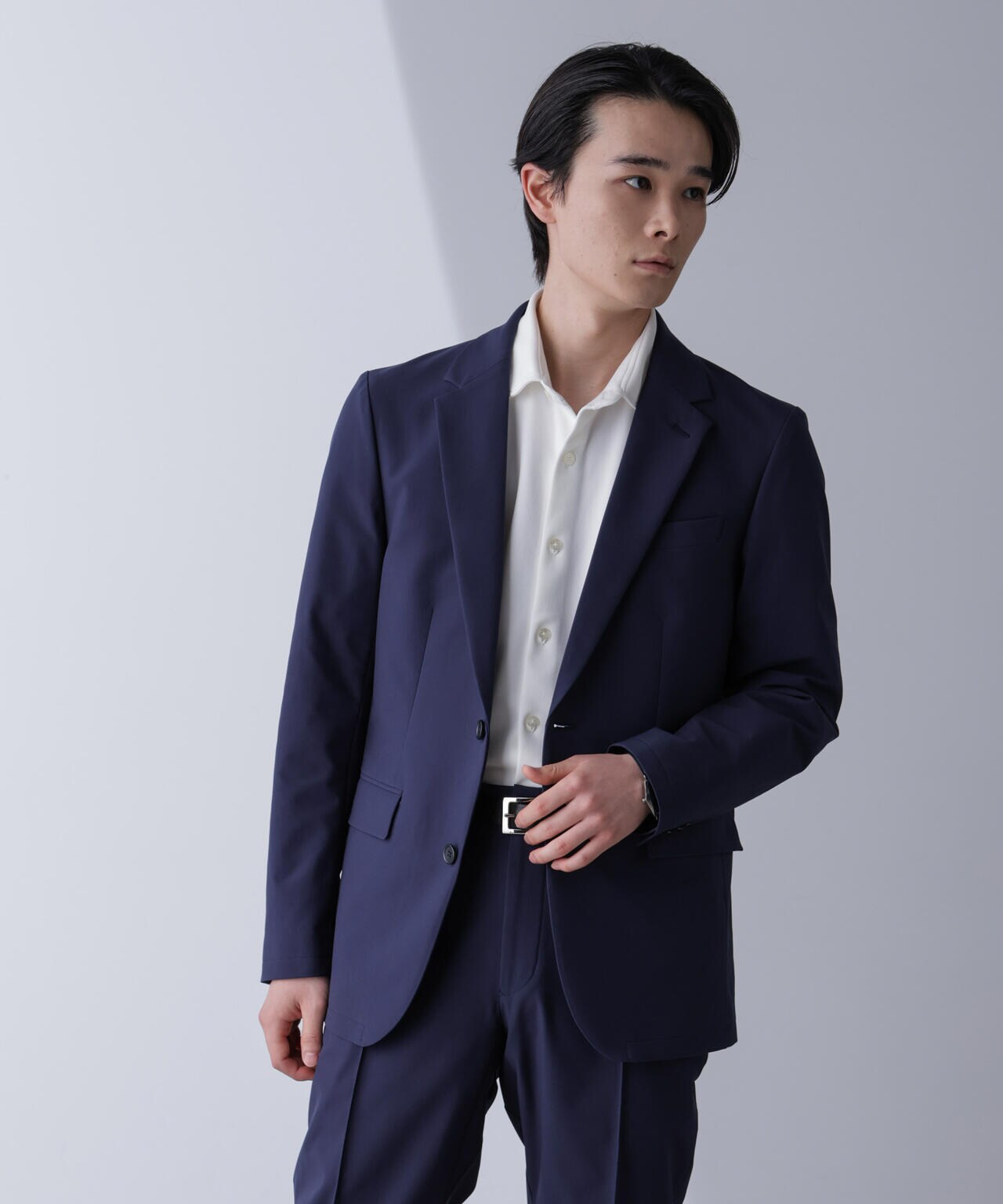 「N JACKET PREMIUM」TEXBRID(R)撥水ウラドットストレッチジャケット(セットアップ可) 6684217201