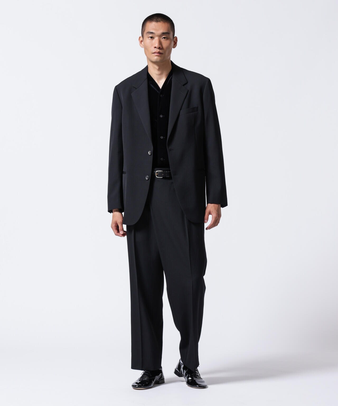 最終値下げ ASSEMBLANC(アッサンブロン)」 2/60 サック 2B ウール スーツ