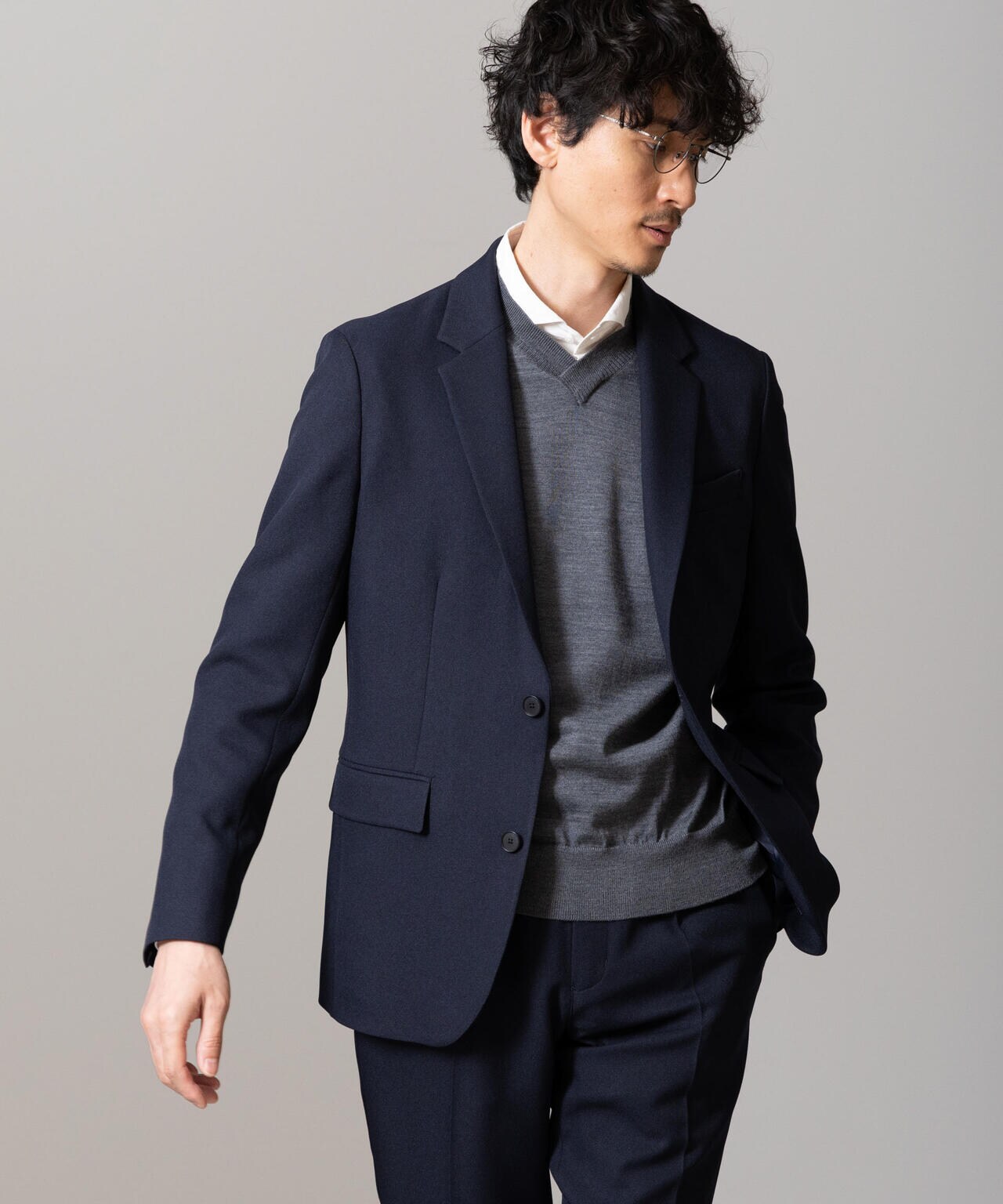 の 人気アイテムランキング Damerino」 LANATEC(R) メランジ ツイル ストレッチ セットアップ スーツ