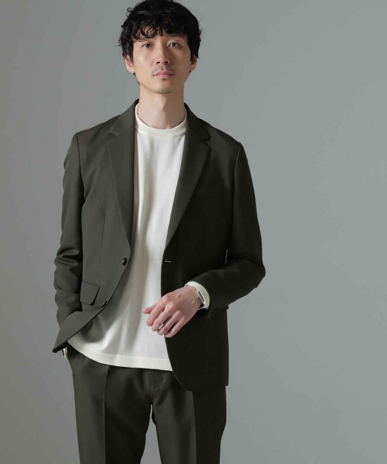 「Damerino」シャドーストライプセットアップ 6684218205