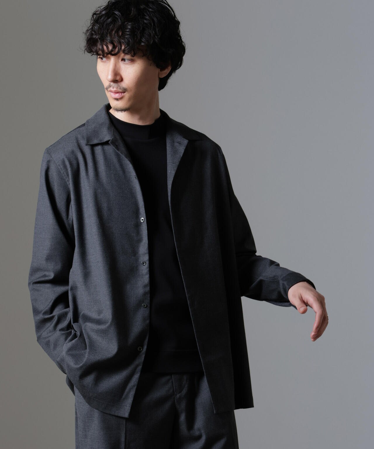 CARREMAN 2WAYカラーシャツ 6684220203
