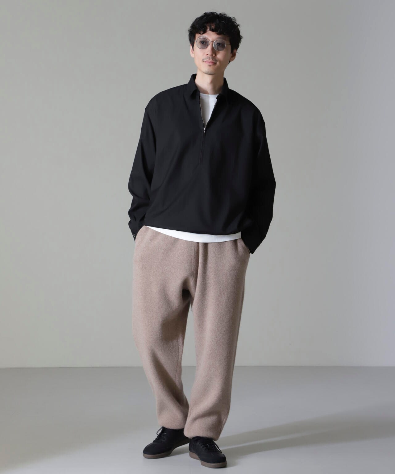 CARREMAN ハーフジップバルーンポロ 6684220204