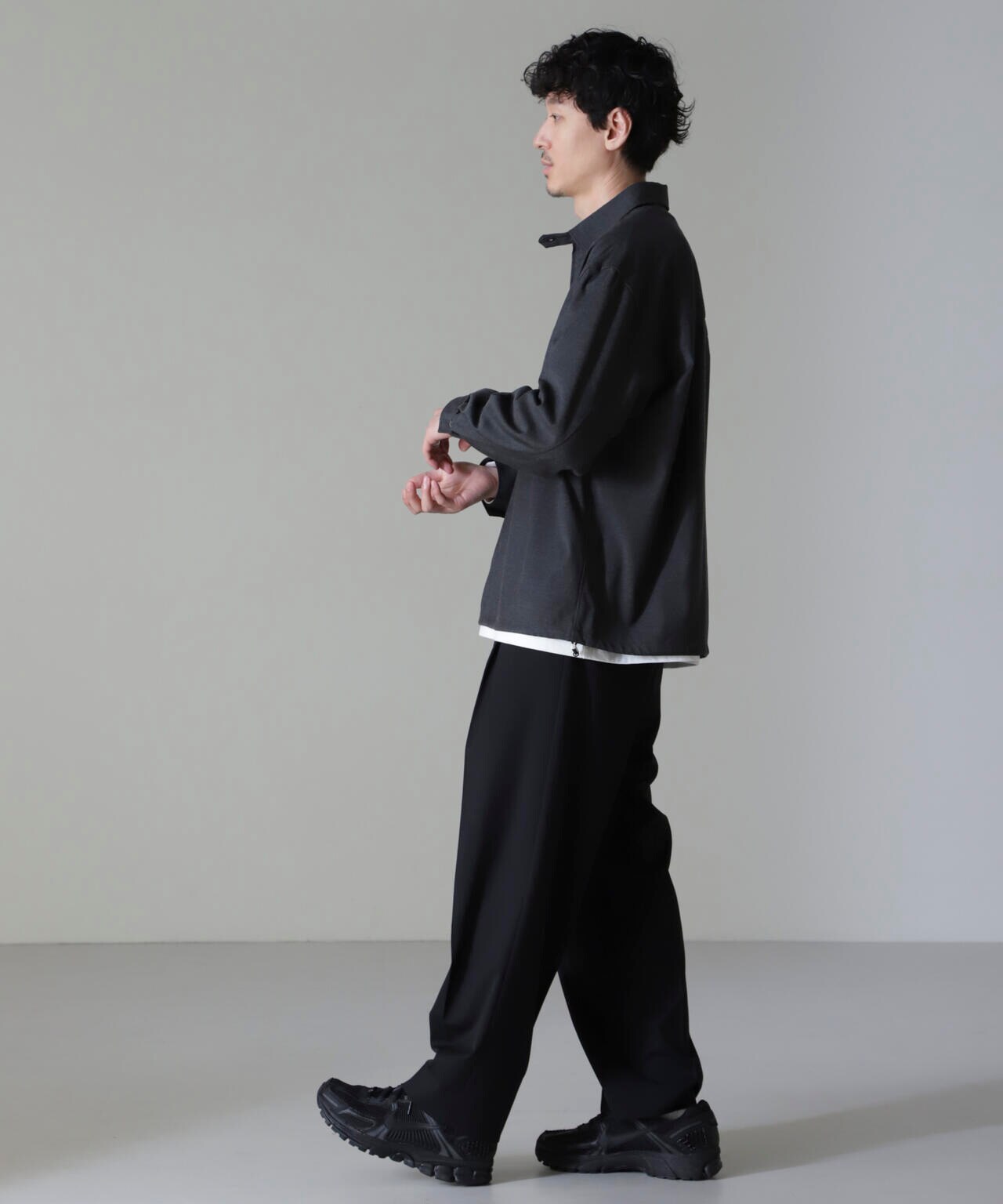 CARREMAN ハーフジップバルーンポロ 6684220204