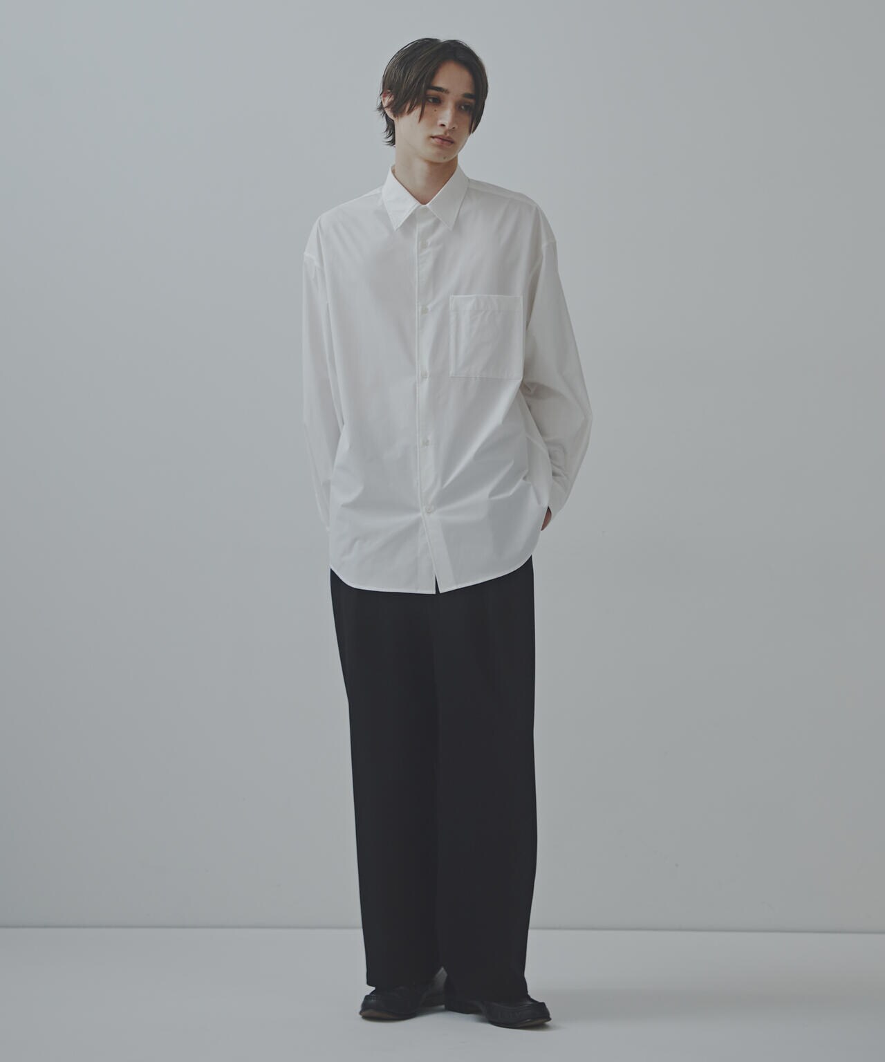 「Commonuse」SOLOTEX リラクシングプレーンシャツ 6684220215
