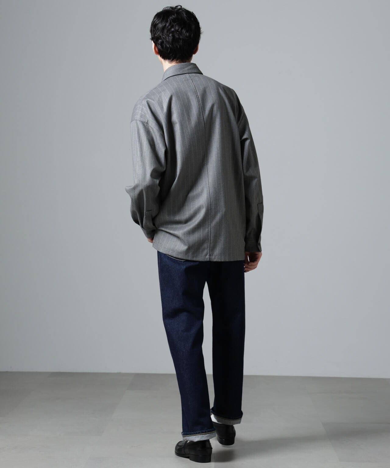 美品⭐︎UNIQLO +J 2020AW ウールブレンドスーツ ピンストライプ… ユニクロ公式 | ウールブレンドテーラードジャケット（ストライプ）