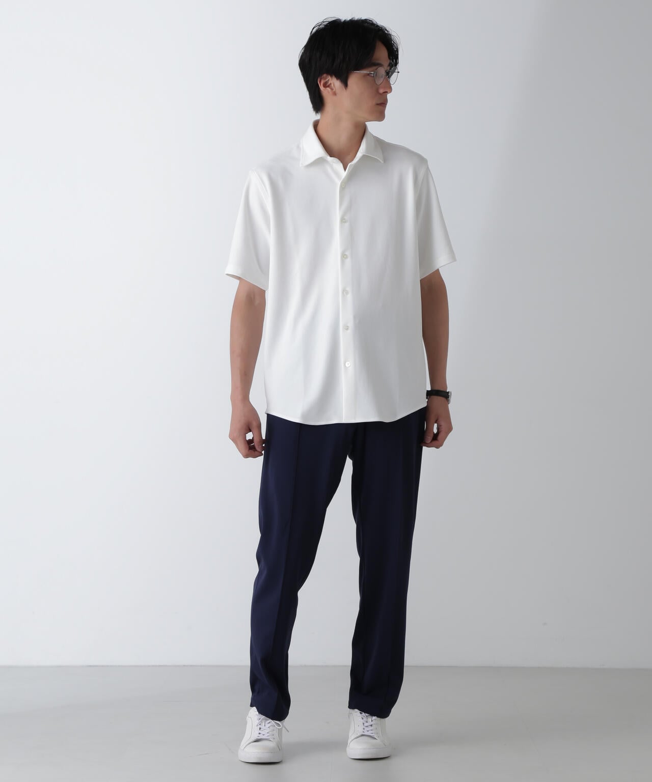 ｢N SHIRTS｣AQUA RHYTHM(R)鹿の子シャツ 半袖 6684221202
