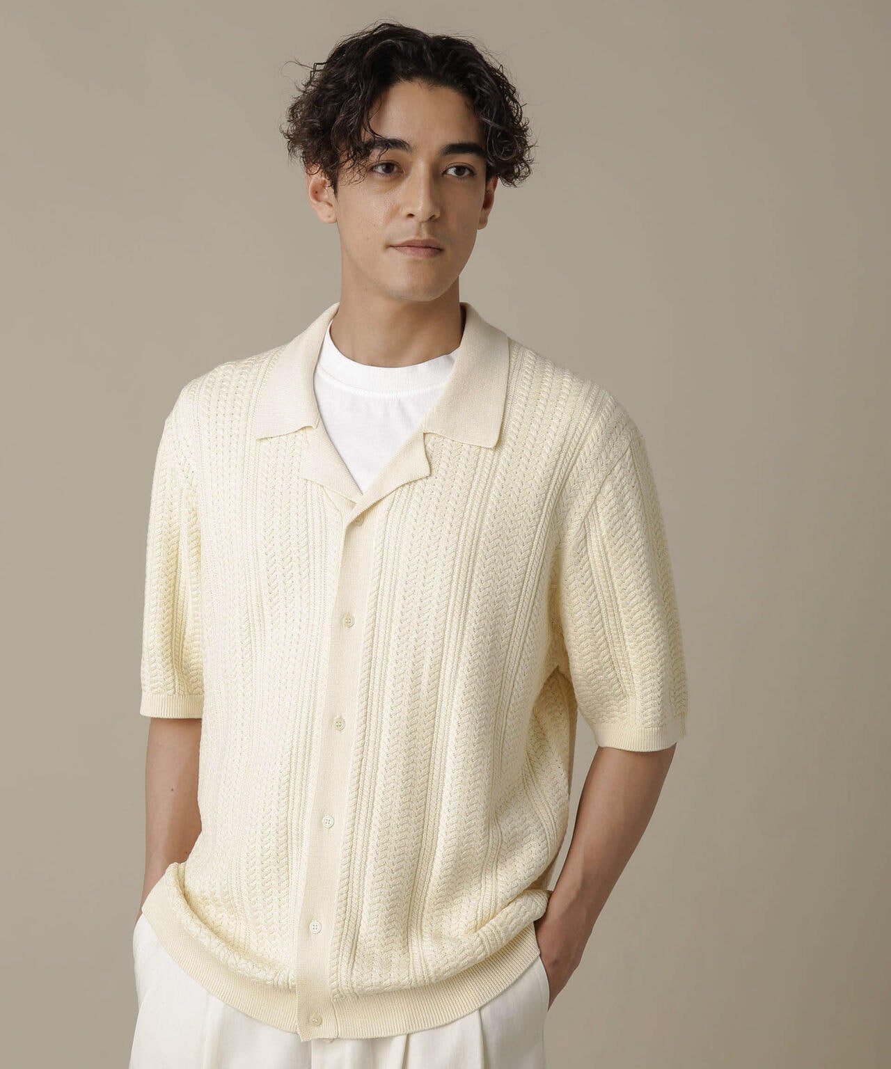lenoandco ニットポロシャツ COTTON KNIT POLO [LENO] | NowN
