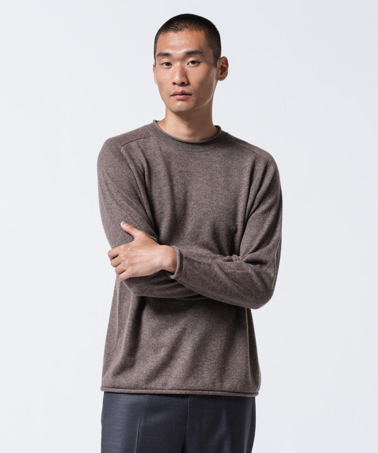 ASSEMBLANC (アッサンブロン)」カシミヤ ブレンド リラックス セーター