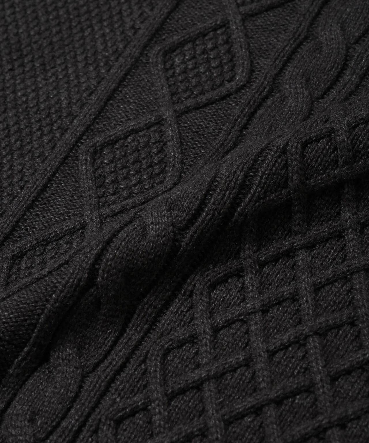 コットンバルキーケーブルニット 6684222256