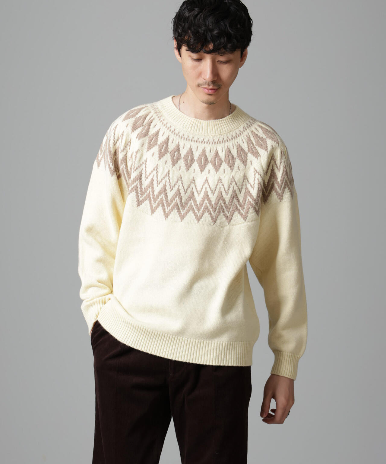 シークエル SEQUEL セーター Lサイズ ノルディック sequel