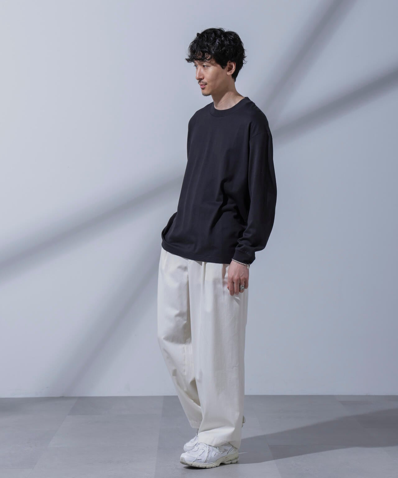 Anti Soaked(R) 汗染み防止 ビッグTシャツ 長袖 6684223204