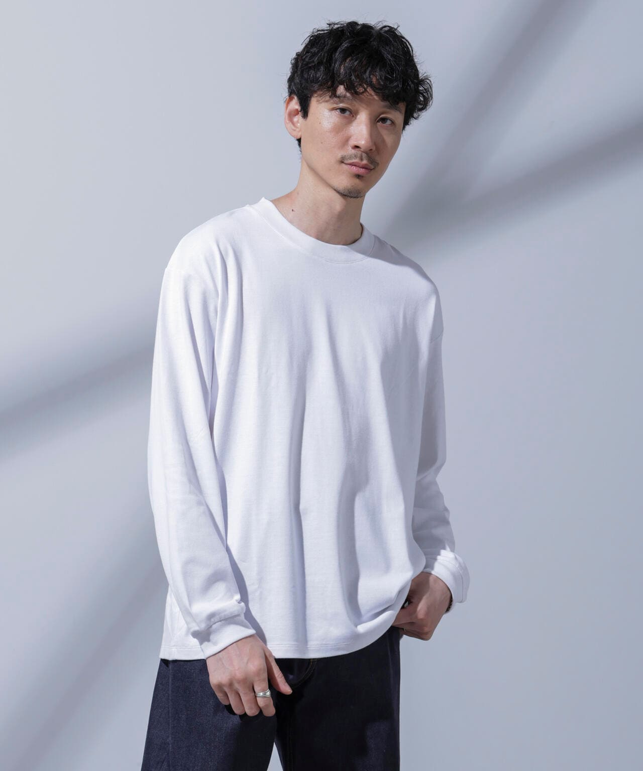 Anti Soaked(R) 汗染み防止 ビッグTシャツ 長袖 6684223204
