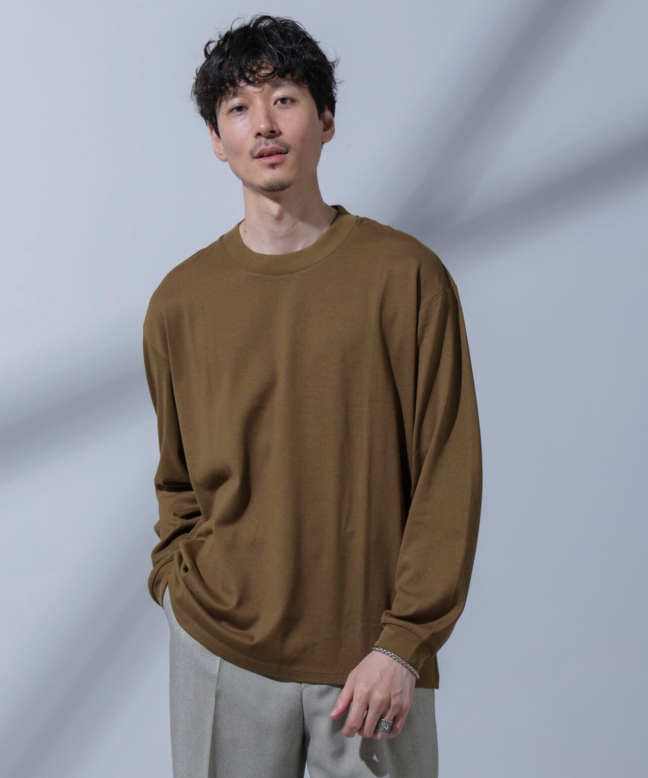 Anti Soaked(R) 汗染み防止 ビッグTシャツ 長袖 Anti Soaked(R) ( アンチソーキッド ) 汗染み防止 ビッグ T