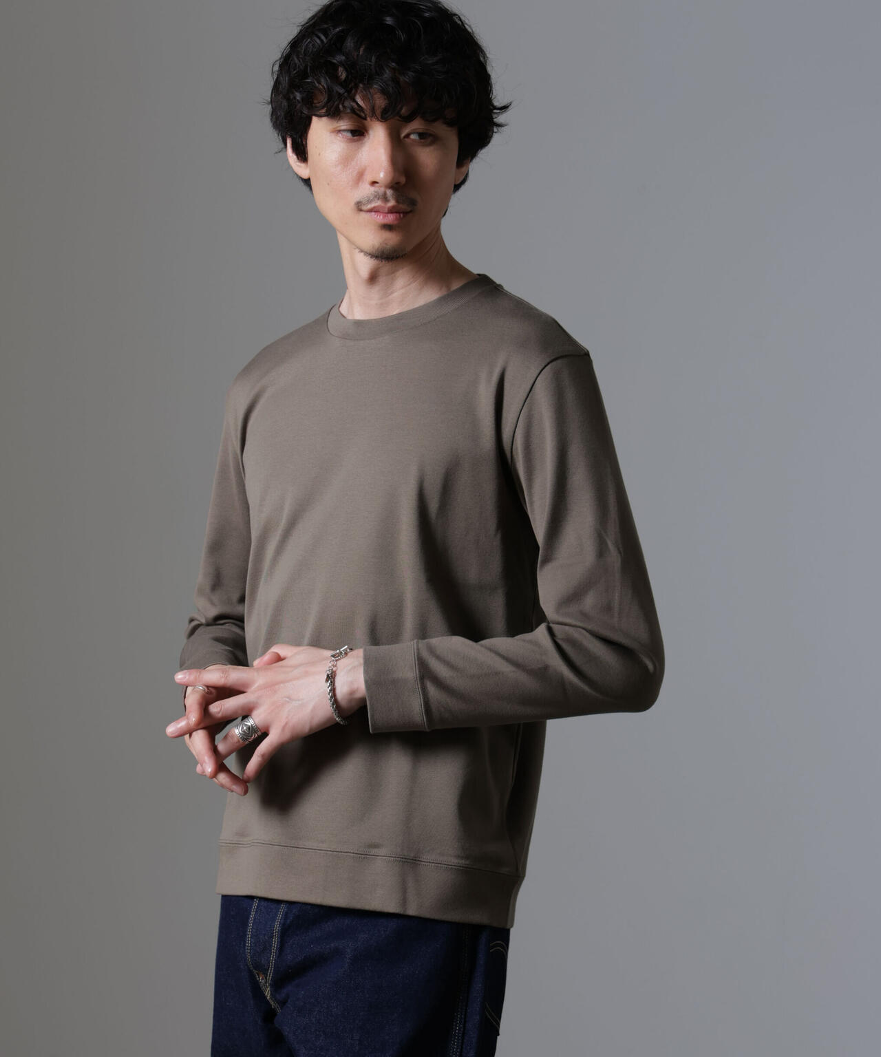 「FORMAL JERSEY」クルーネックカットソー半袖 FORMAL JERSEY] クルーネック カットソー 半袖