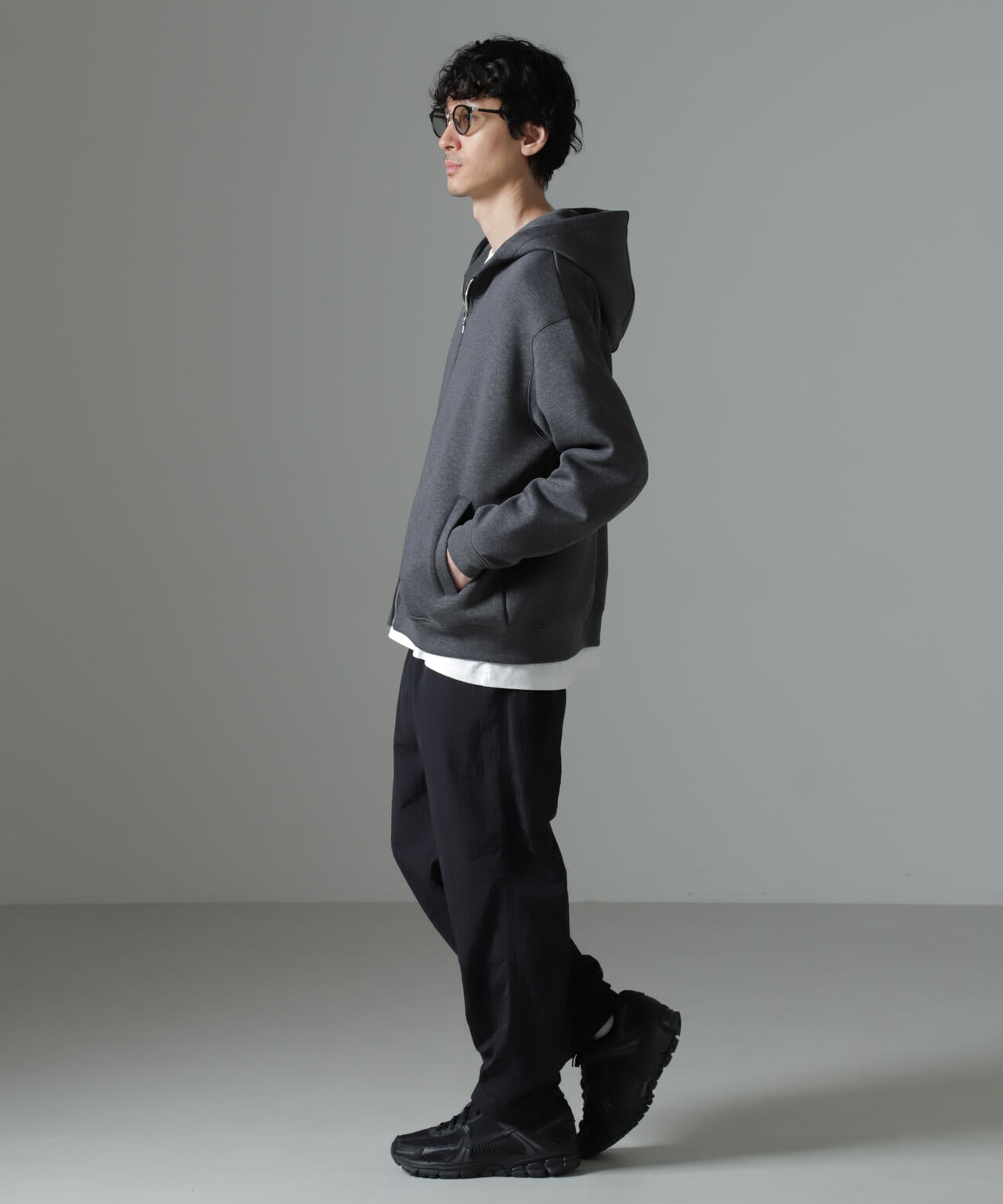 ボンディング ボルド フィット フーディー ブルゾン