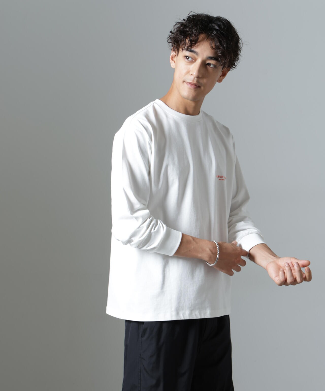 ｢NJ/CLUB｣PARKSTOCK プリントロングスリーブTシャツ 6684223222