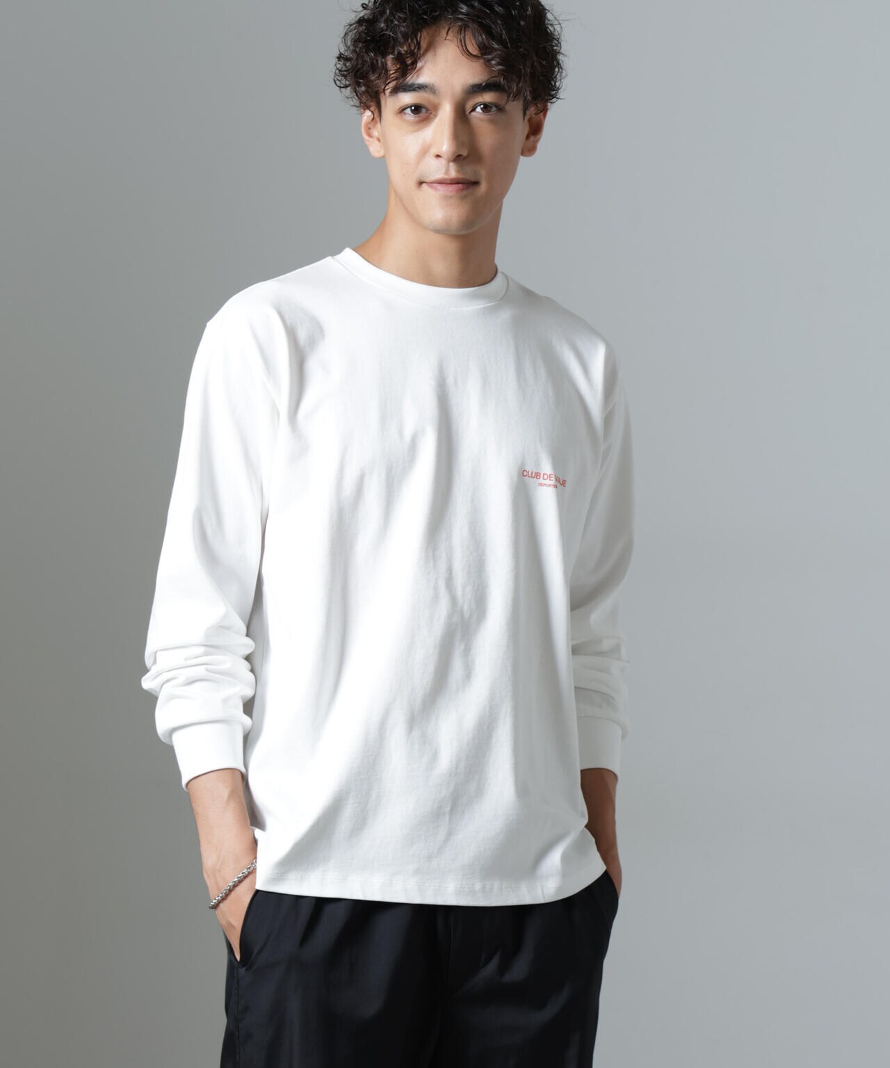 ｢NJ/CLUB｣PARKSTOCK プリントロングスリーブTシャツ 6684223222