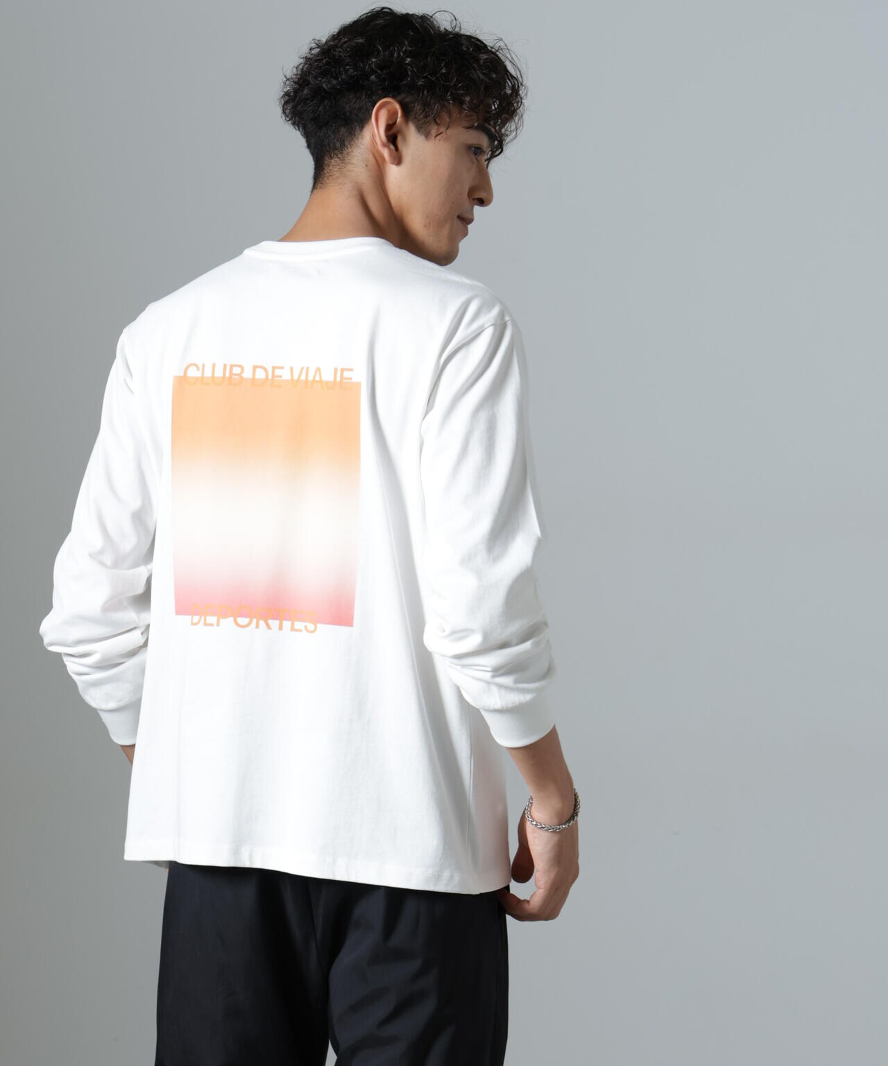 ｢NJ/CLUB｣PARKSTOCK プリントロングスリーブTシャツ 6684223222