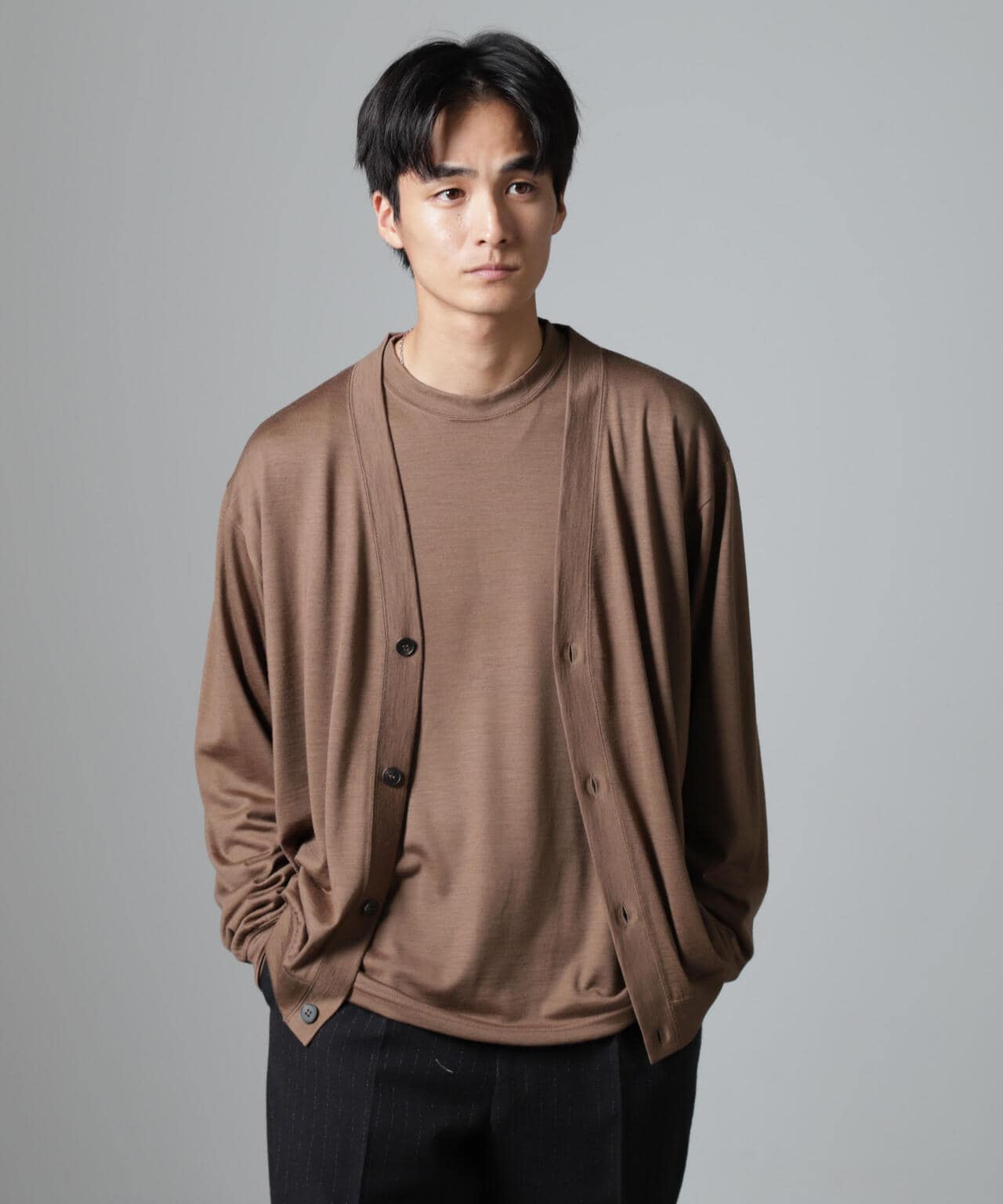 美品] DSQUARED2ウール 100%メンズカーディガン XL