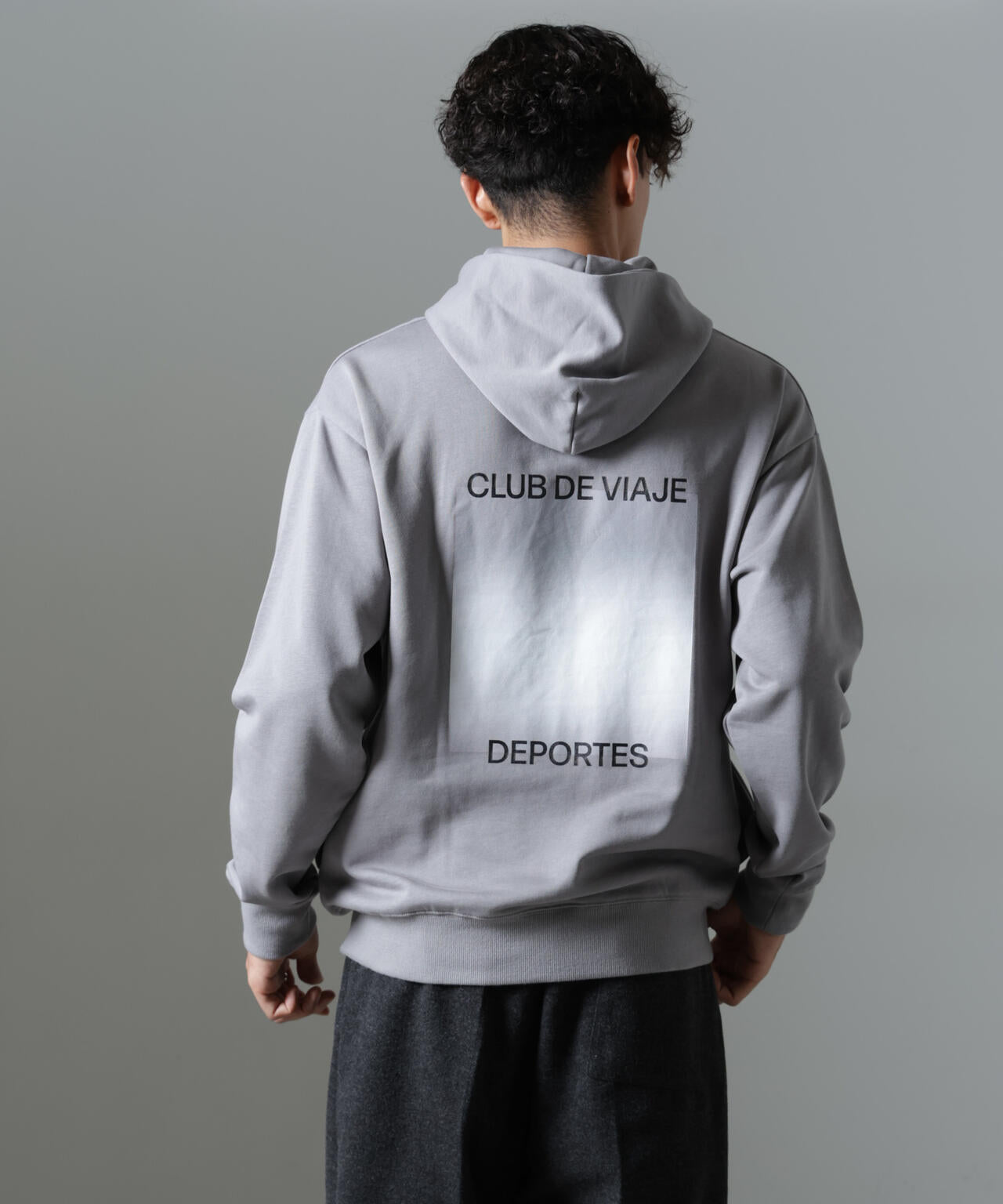 ｢NJ/CLUB｣PARKSTOCK プリントスウェットパーカー 6684223228