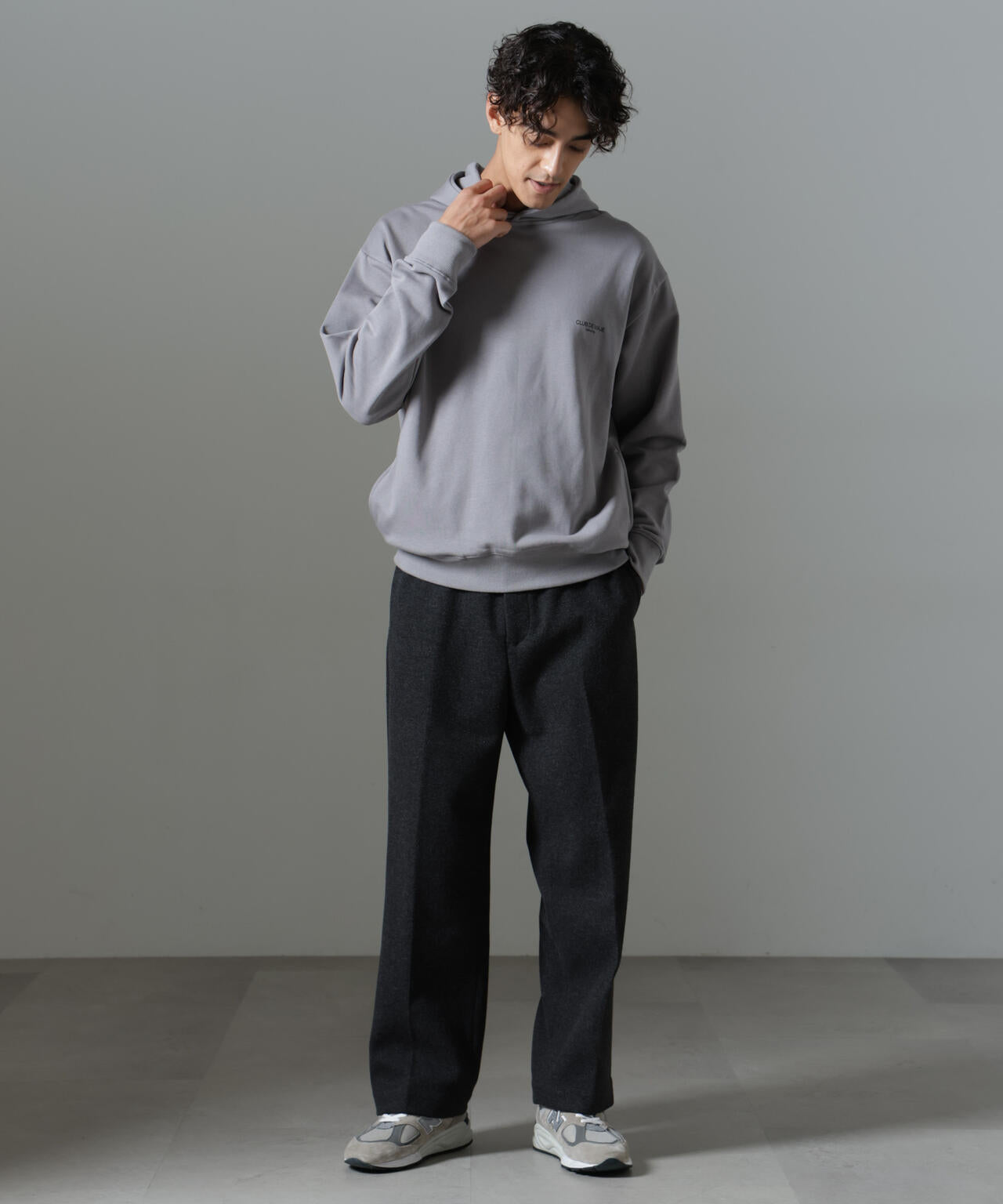 ｢NJ/CLUB｣PARKSTOCK プリントスウェットパーカー 6684223228