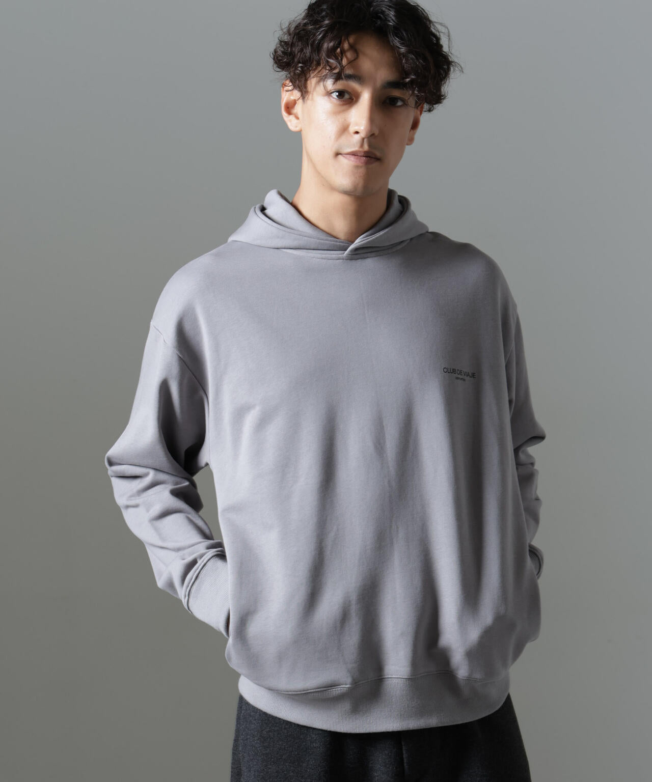 ｢NJ/CLUB｣PARKSTOCK プリントスウェットパーカー 6684223228