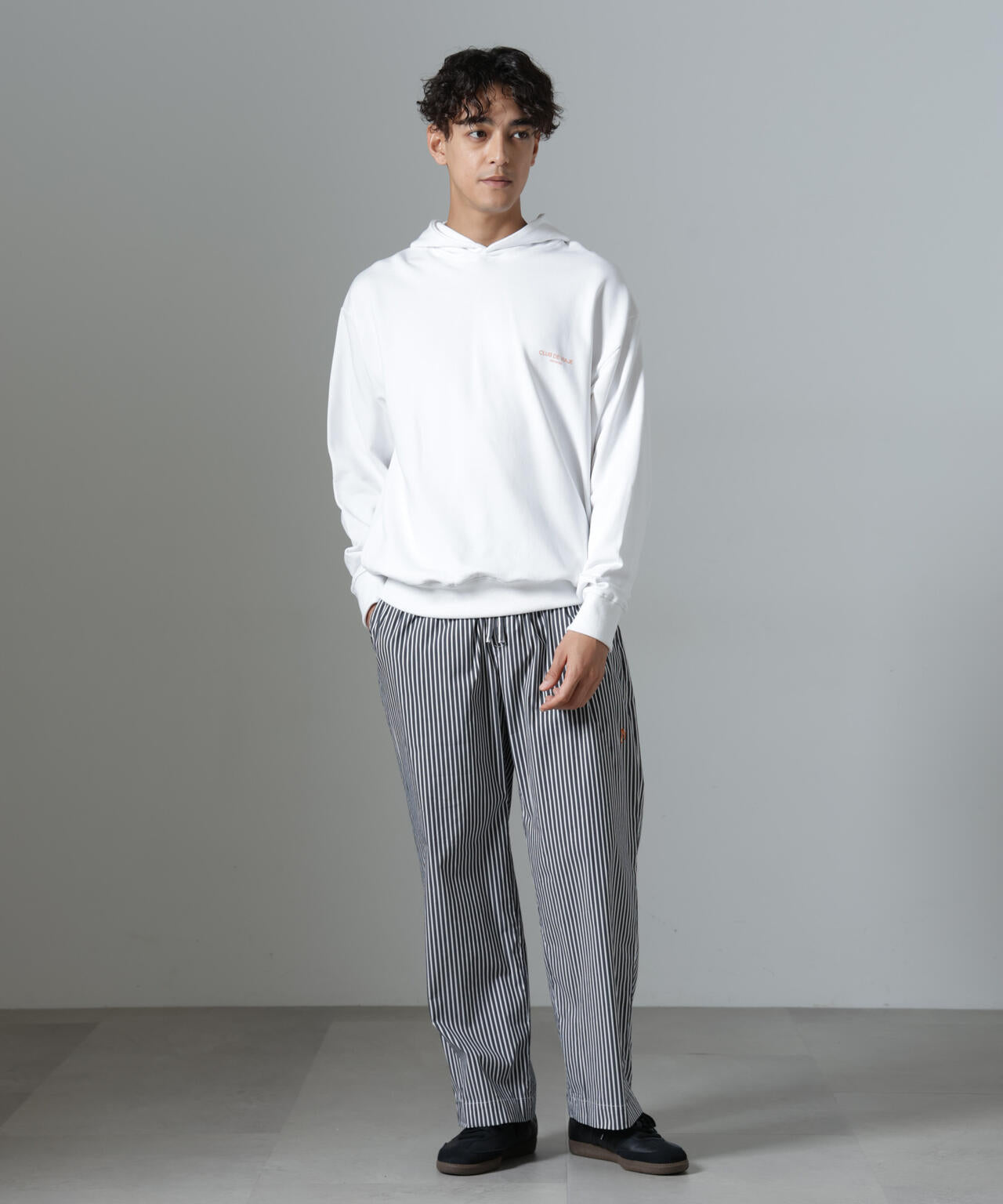 ｢NJ/CLUB｣PARKSTOCK プリントスウェットパーカー 6684223228