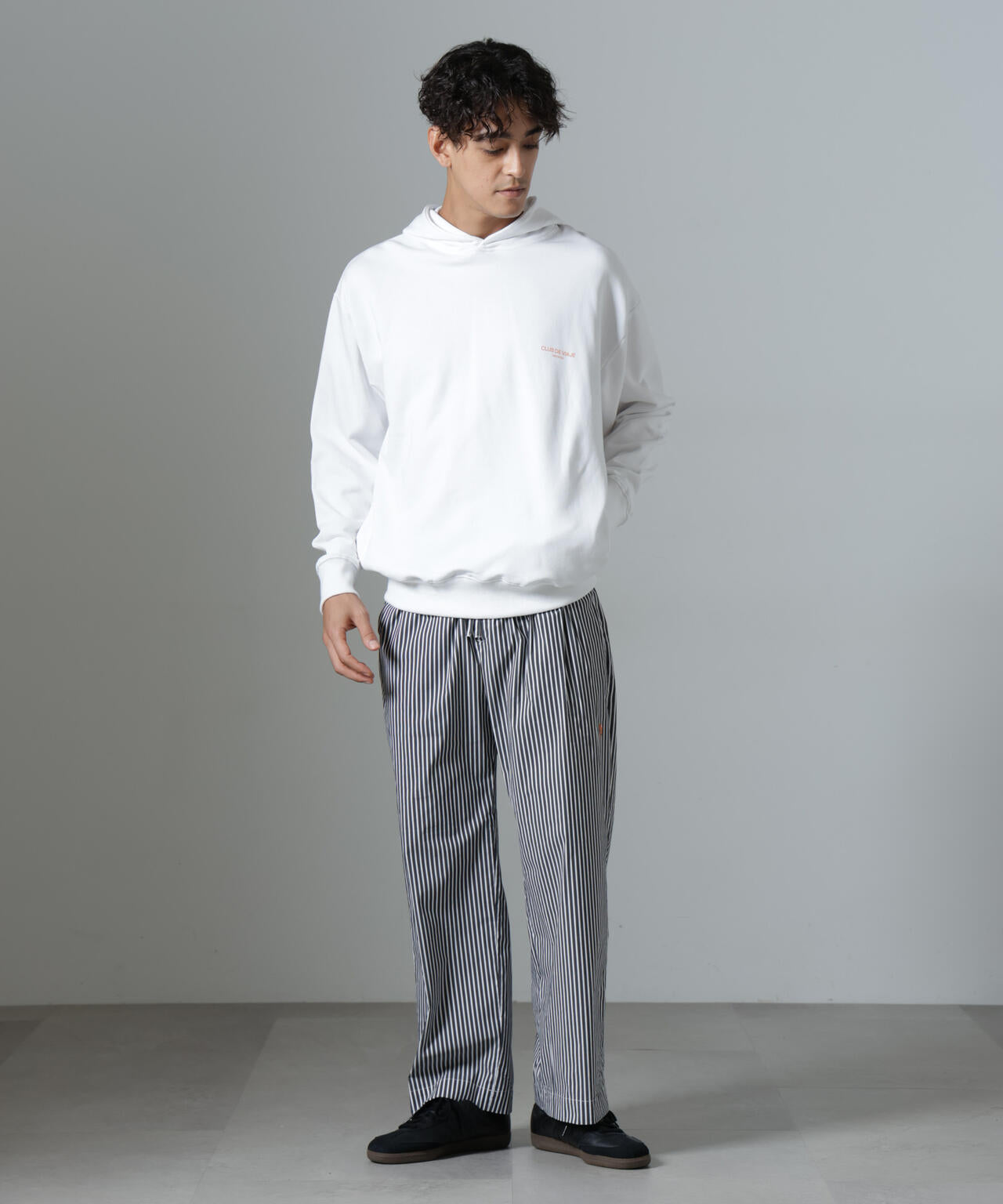 ｢NJ/CLUB｣PARKSTOCK プリントスウェットパーカー 6684223228