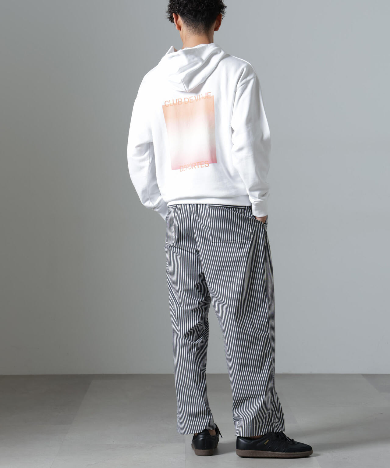 ｢NJ/CLUB｣PARKSTOCK プリントスウェットパーカー 6684223228